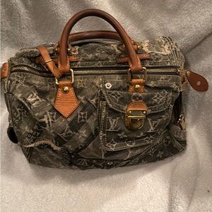 Louis Vuitton Monogram Canvas Bag - Brown and Gold